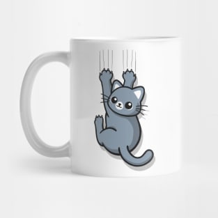 Climbing cat Mug